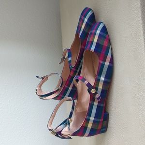 J.Crew Shoes plaid Mary Jane style